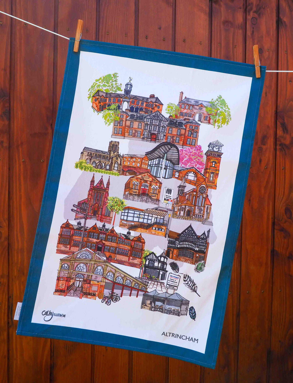 ALTRINCHAM TEA TOWEL