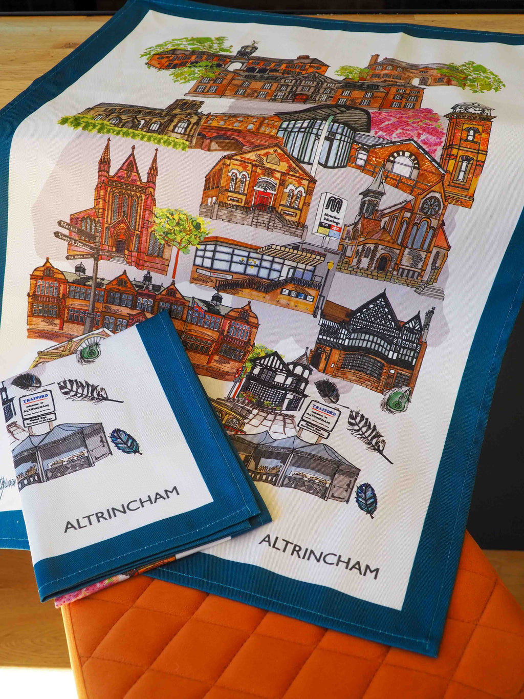 ALTRINCHAM TEA TOWEL