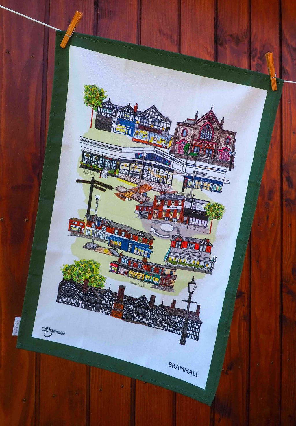BRAMHALL TEA TOWEL