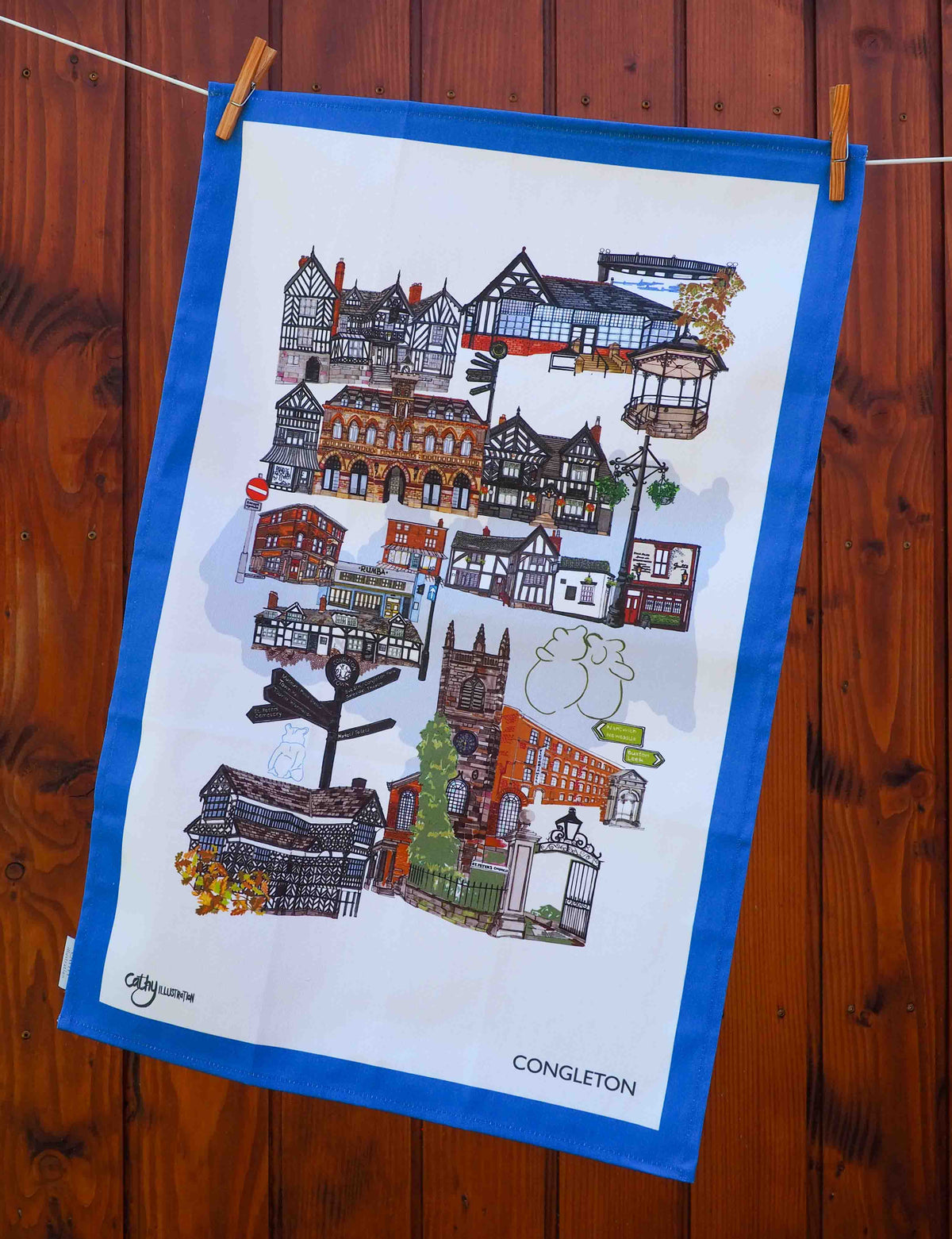 CONGLETON TEA TOWEL