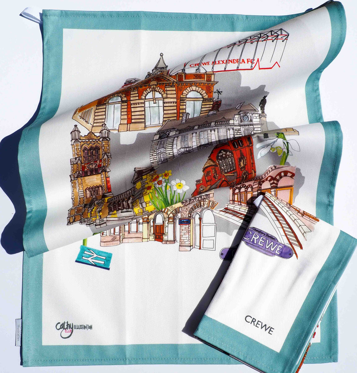 CREWE TEA TOWEL