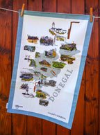 COUNTY DONEGAL TEA TOWEL