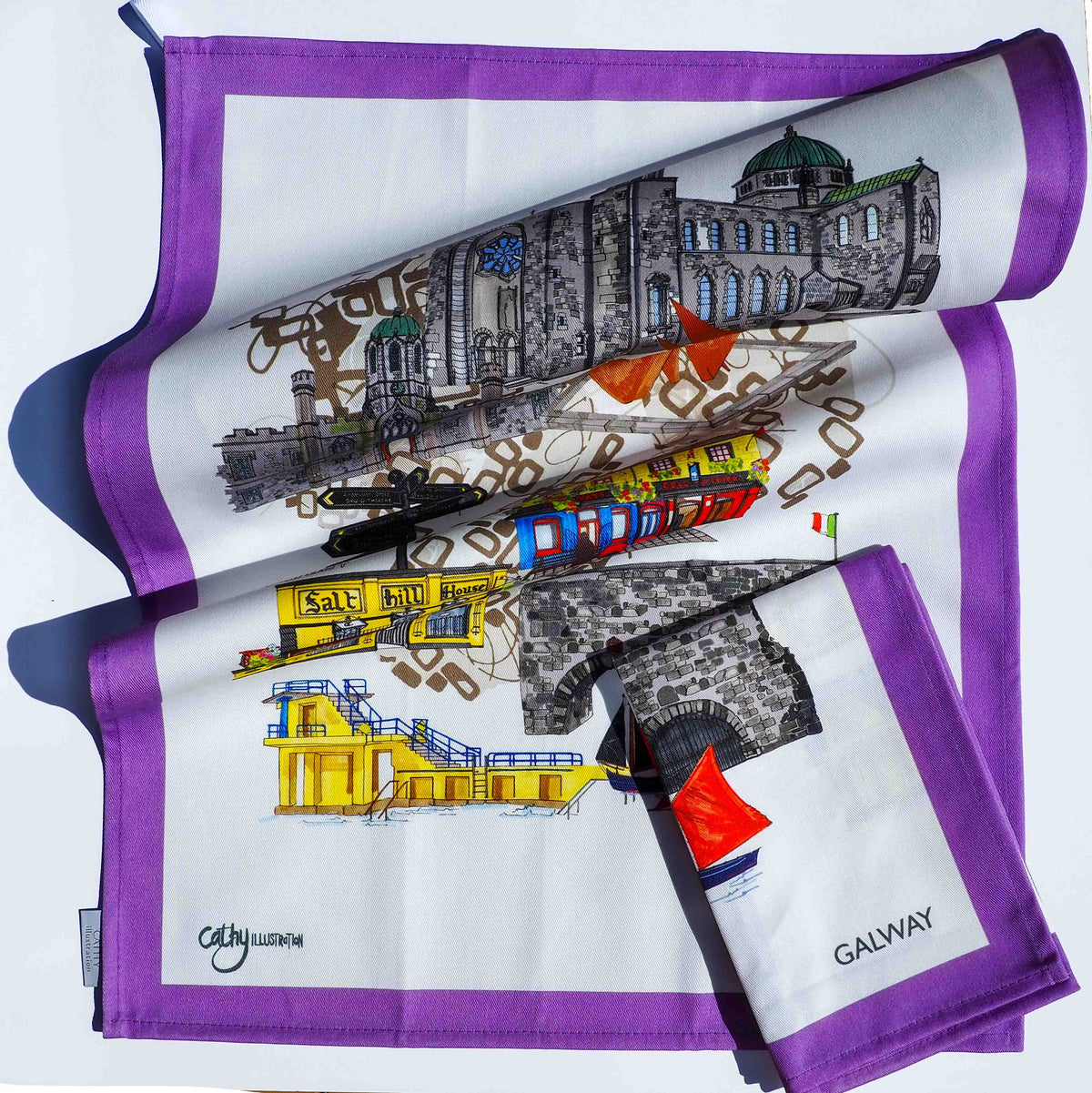 GALWAY CITY TEA TOWEL