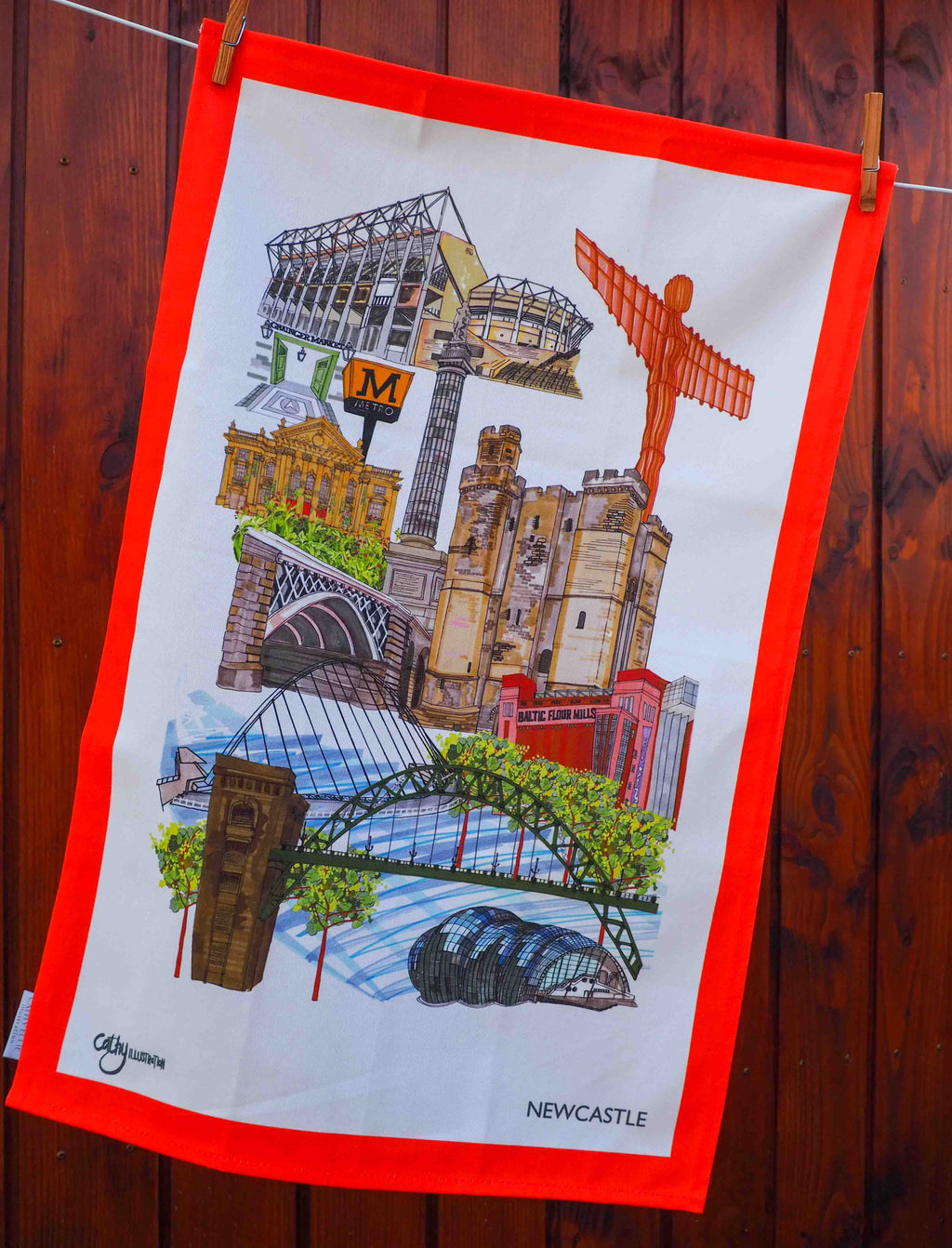 NEWCASTLE TEA TOWEL