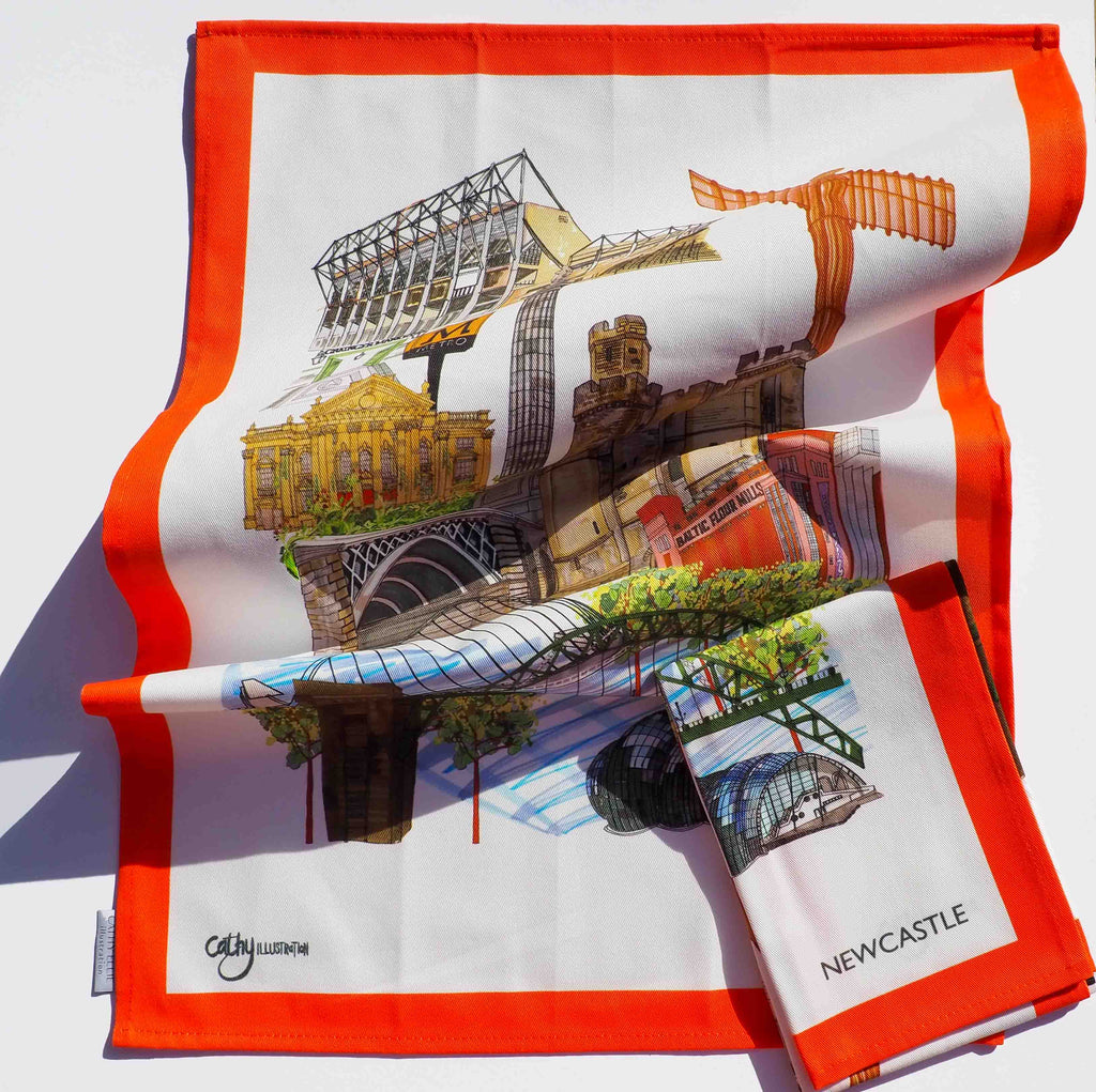 NEWCASTLE TEA TOWEL