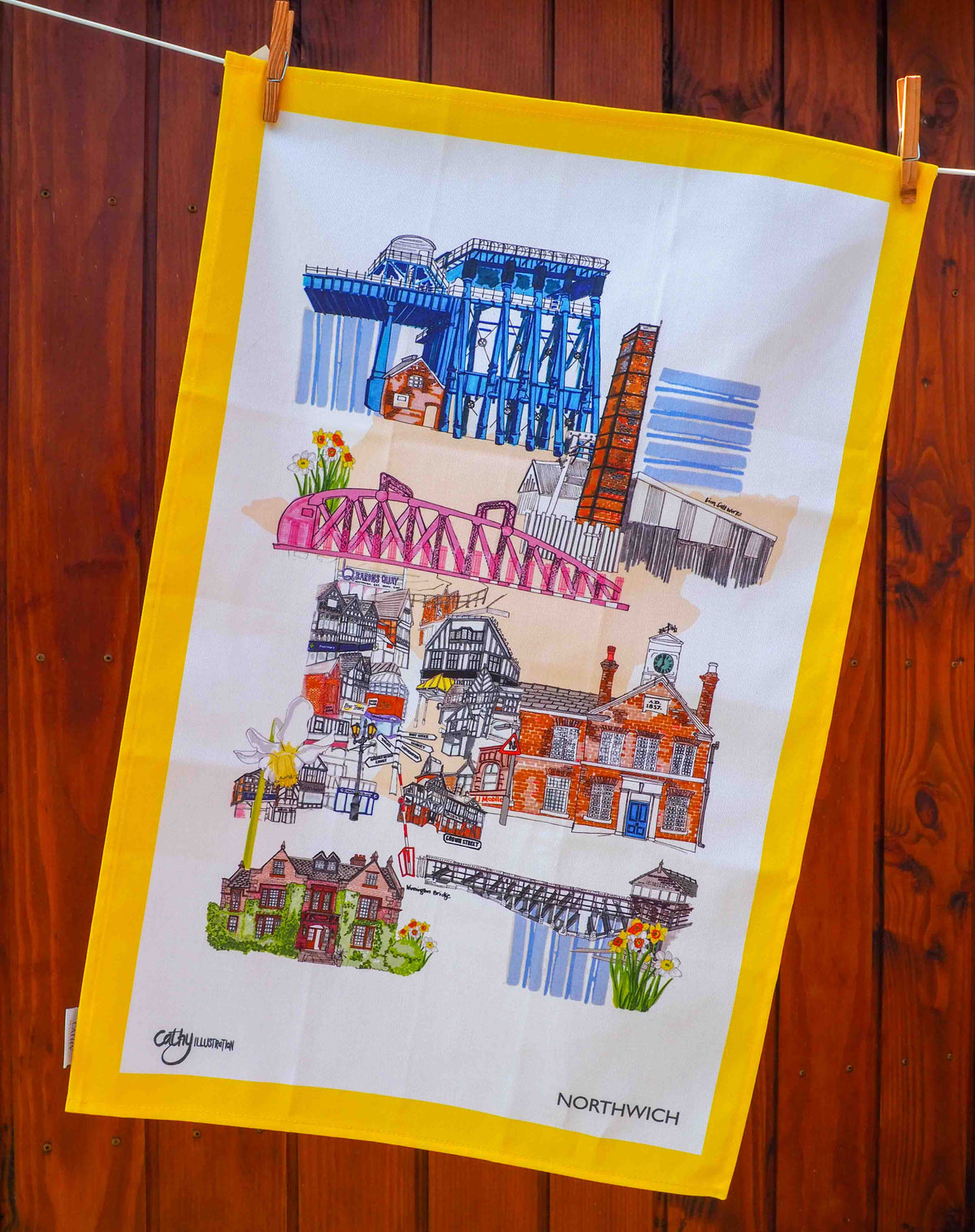 NORTHWICH TEA TOWEL