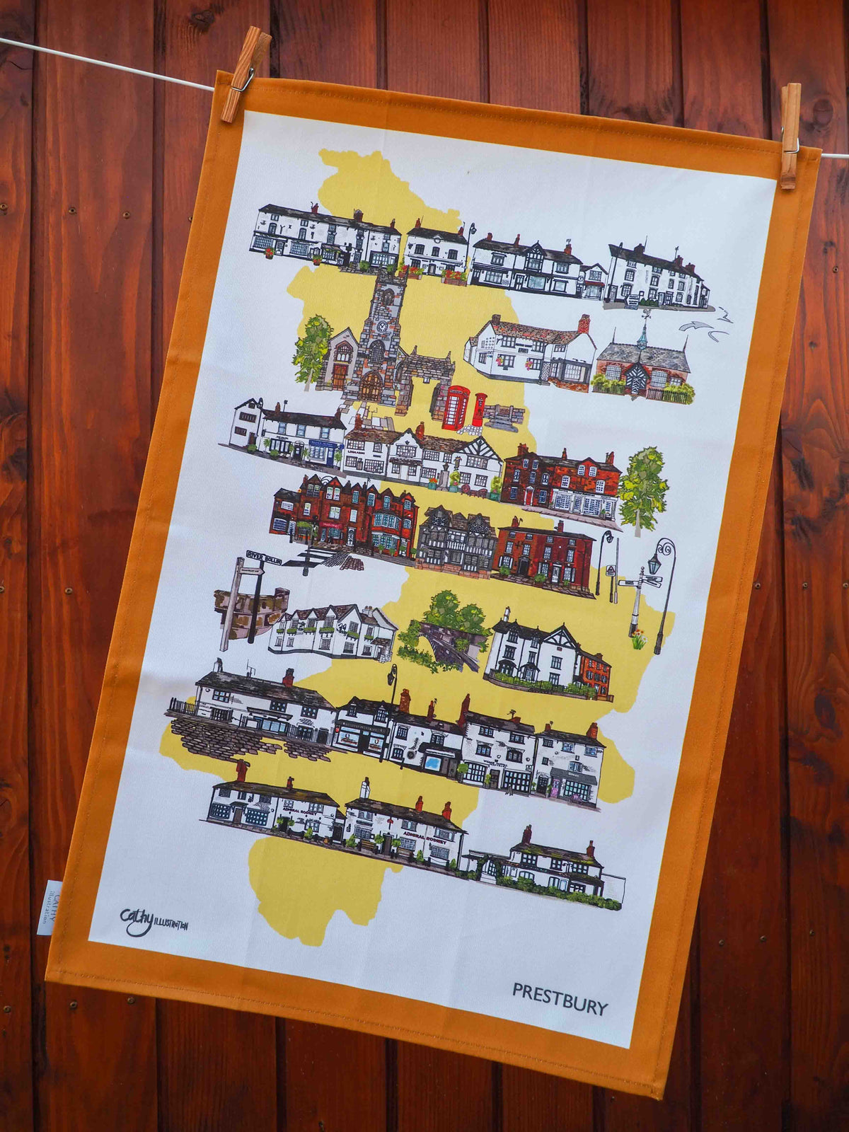 PRESTBURY TEA TOWEL