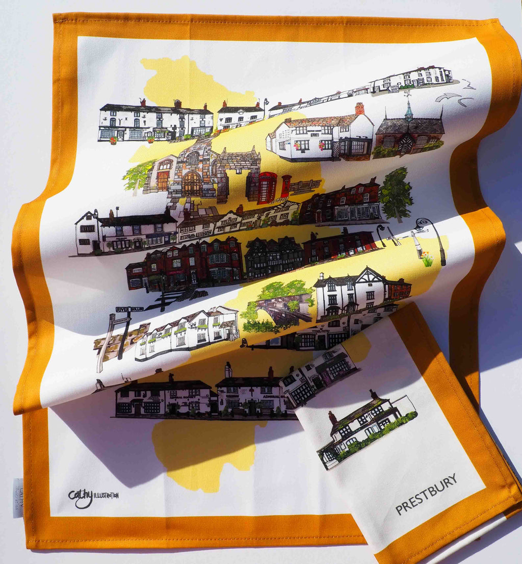 PRESTBURY TEA TOWEL