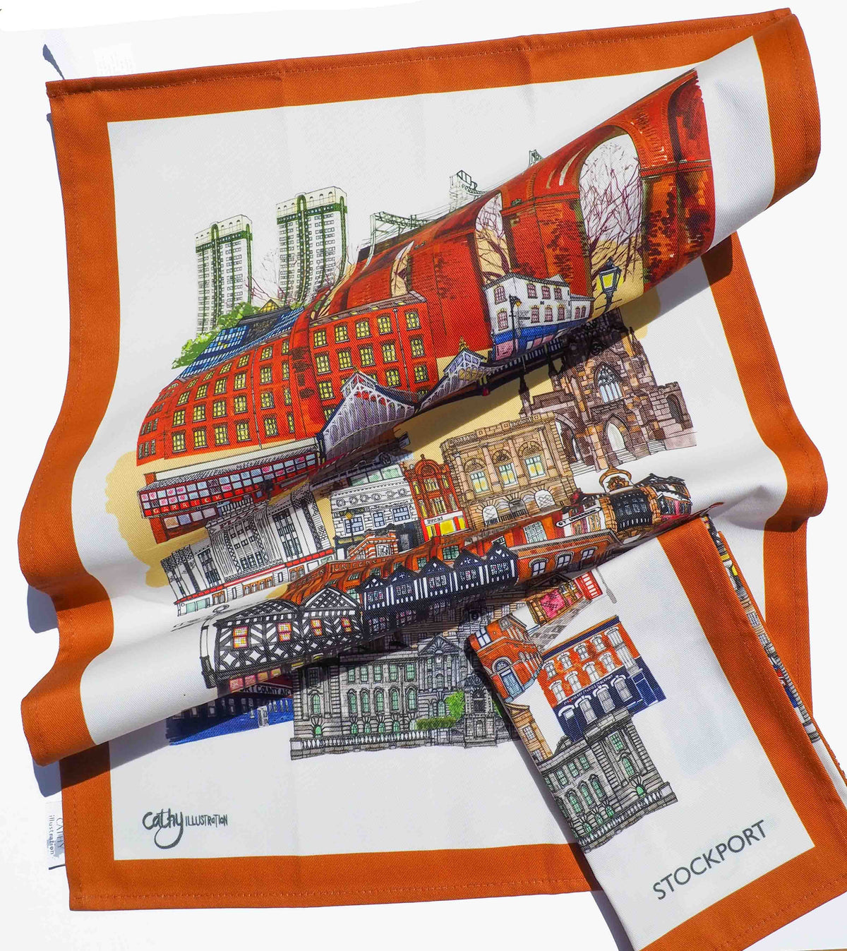 STOCKPORT TEA TOWEL