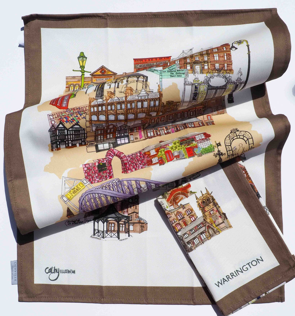 WARRINGTON TEA TOWEL