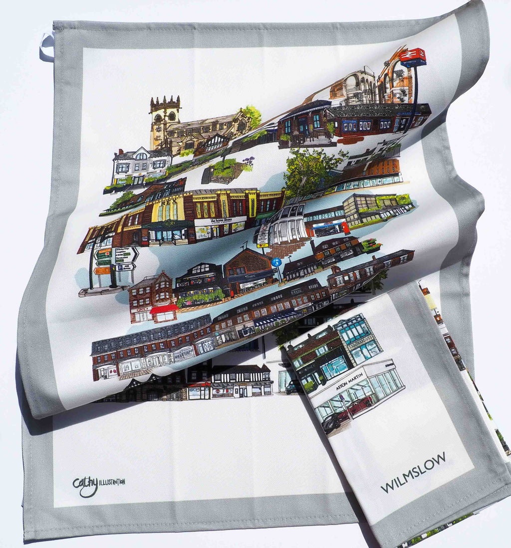 WILMSLOW TEA TOWEL