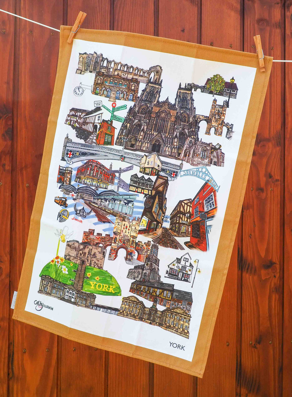 YORK TEA TOWEL